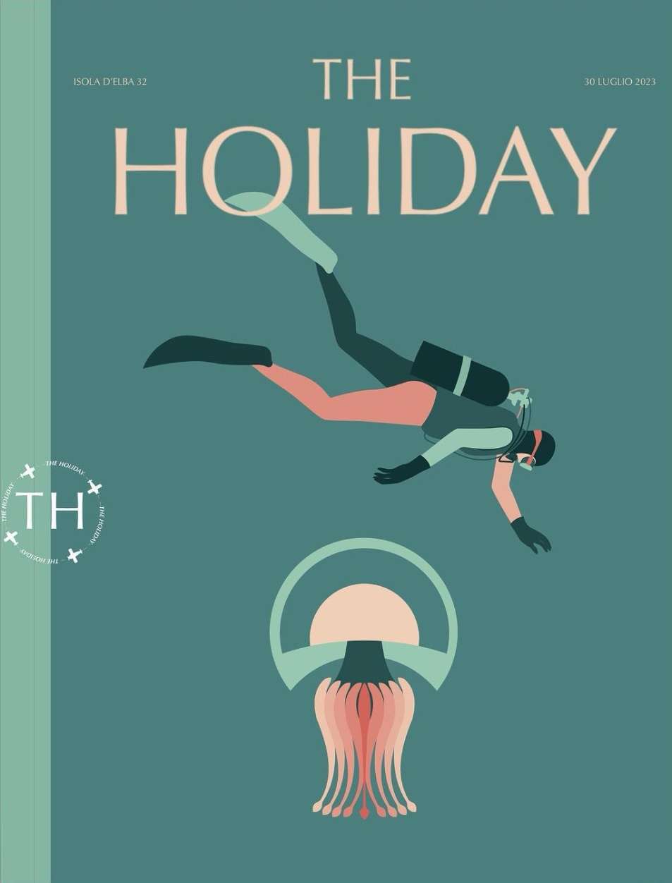 Diver (Illustration for "The Holiday")