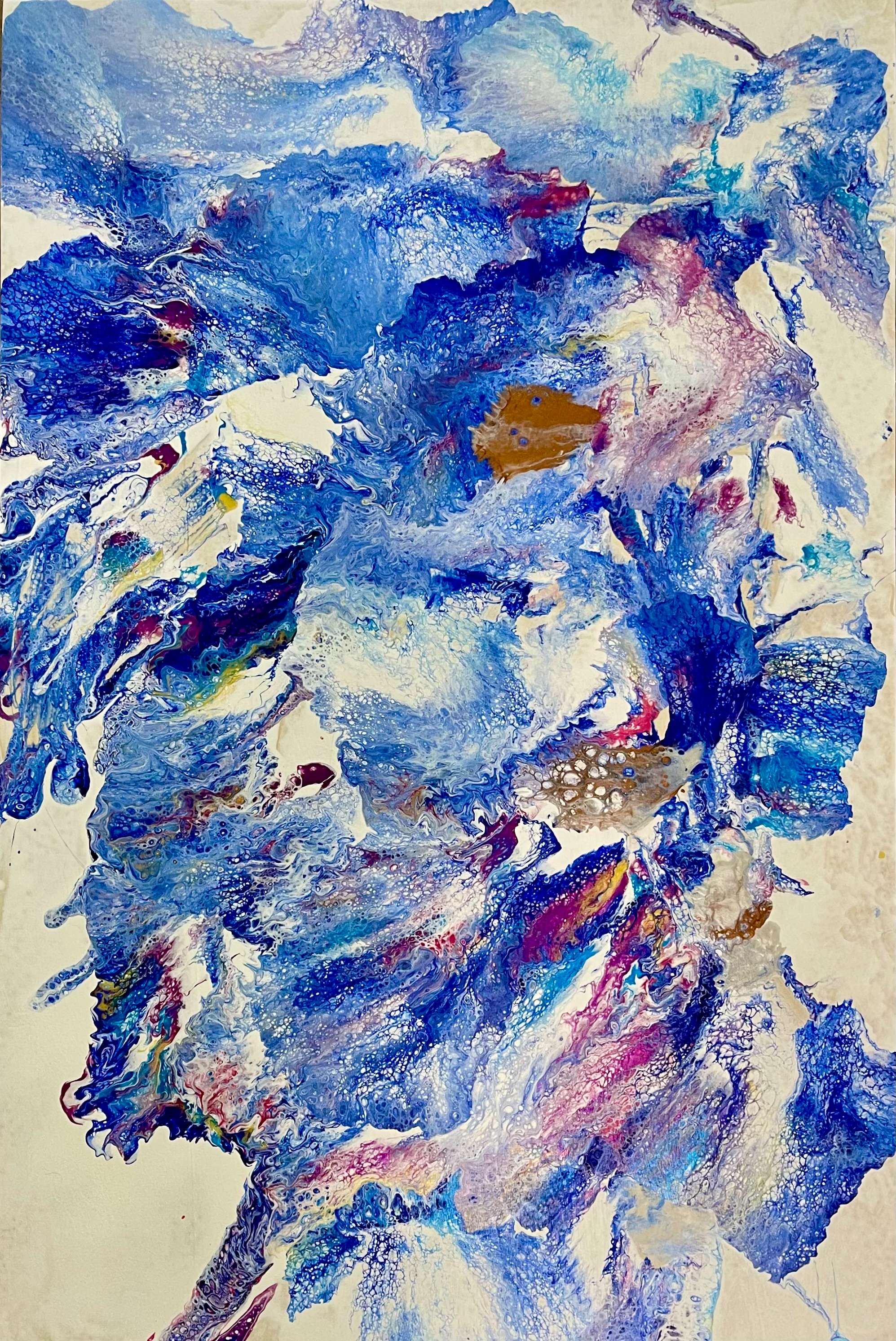 Face in Blue