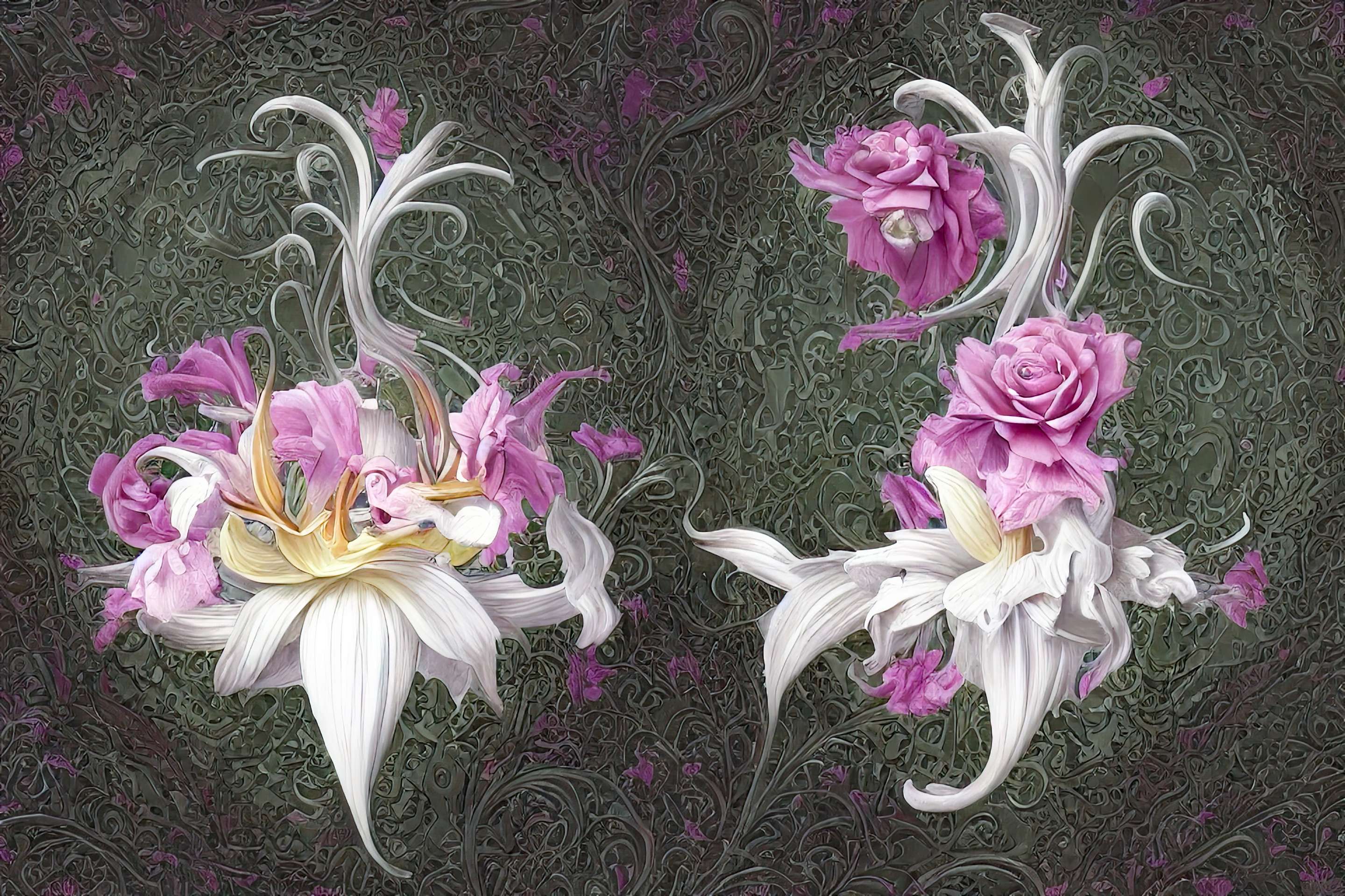Floral Pair